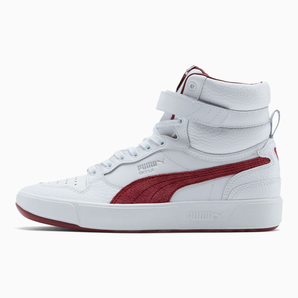 Puma x DEF JAM Sky LX Férfi Kosárlabda Cipő - Fehér/Sötét Barna ( Hungary - SDPWG9643 )